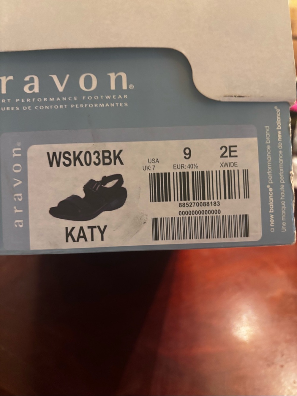 Aravon Black Katy Women’s Sandals